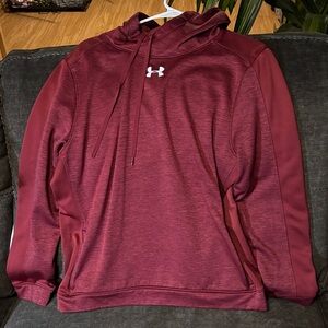 Under Armour Burgundy Pullover Hoodie